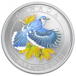 2007-2014 Birds of Canada 25-Cent Coloured Coins Series